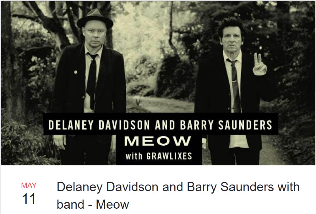 Delaney Davidson &amp; Barry Saunders Meow Gig